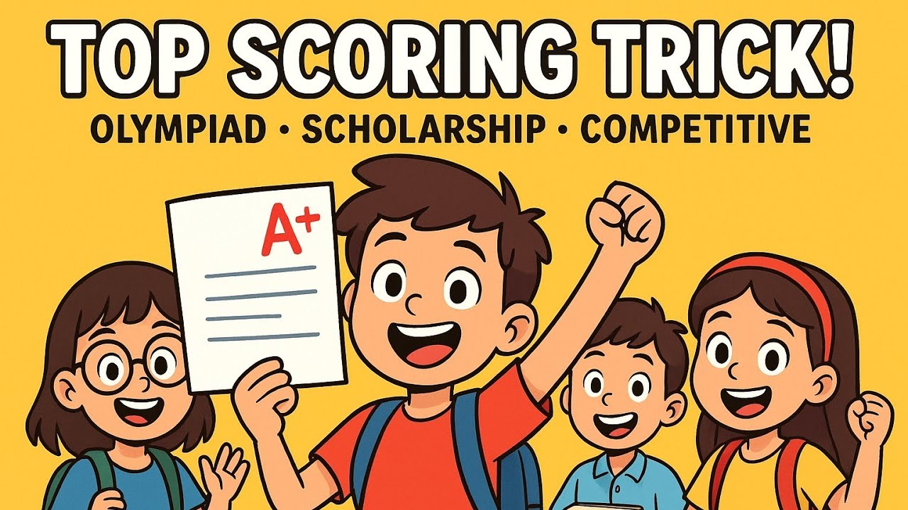 Top Scoring Trick for Scholarship Exams 🏆 | Olympiad Strategy for Kids