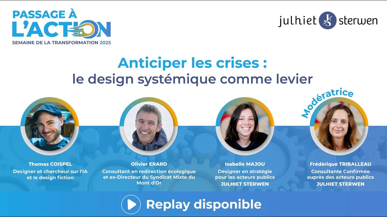 Replay | Anticiper les crises : le design systémique comme levier