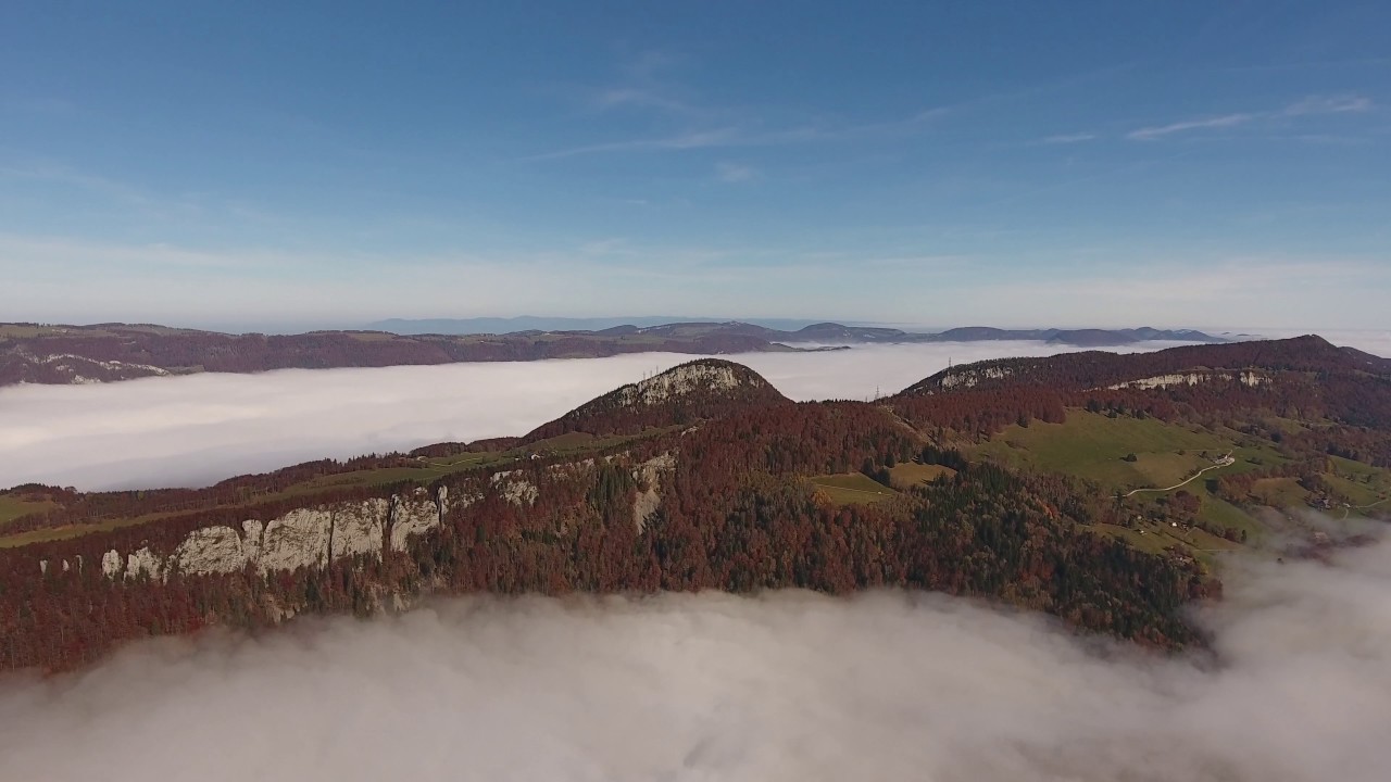DJI Phantom 4 4K Video sample Wolkenflug