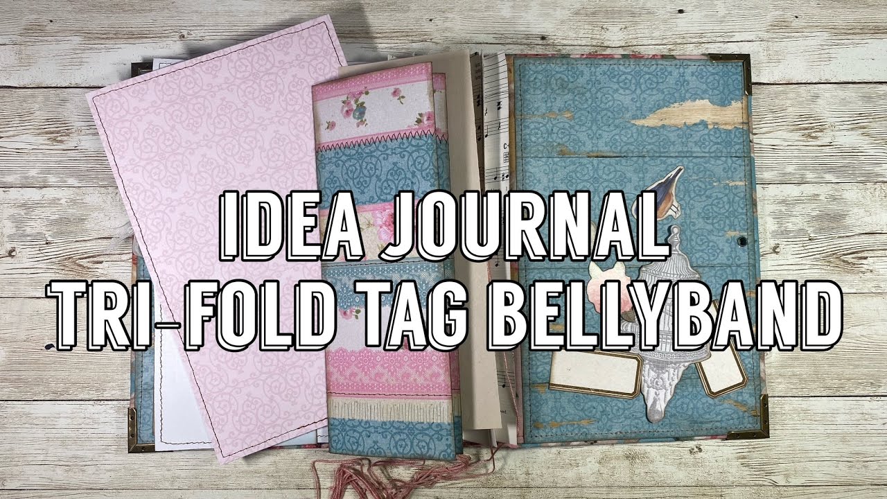 Idea Journal, Trifold Tag Bellyband ￼