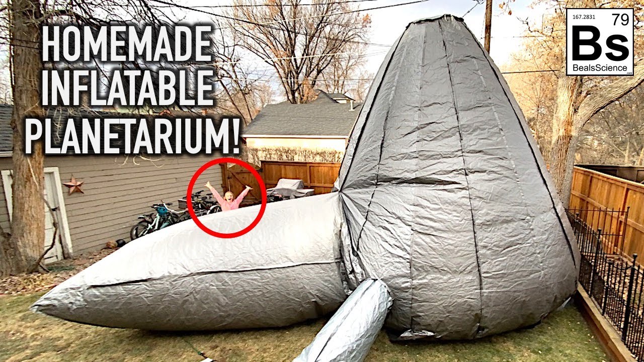 Homemade Inflatable Planetarium that you can make for cheap!
