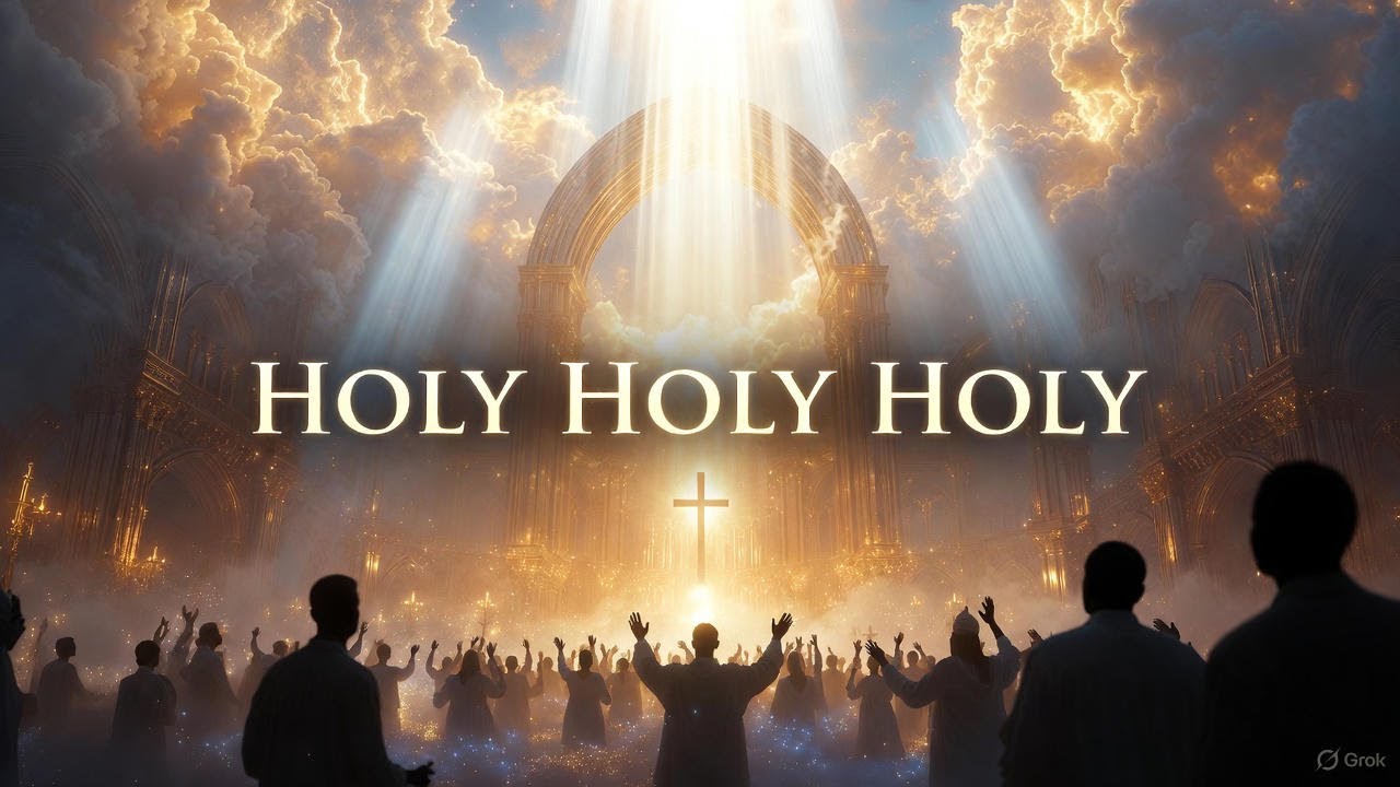 HOLY HOLY HOLY | Powerful Worship Song | Deep Raspy Male Vocals & Heavenly Choir