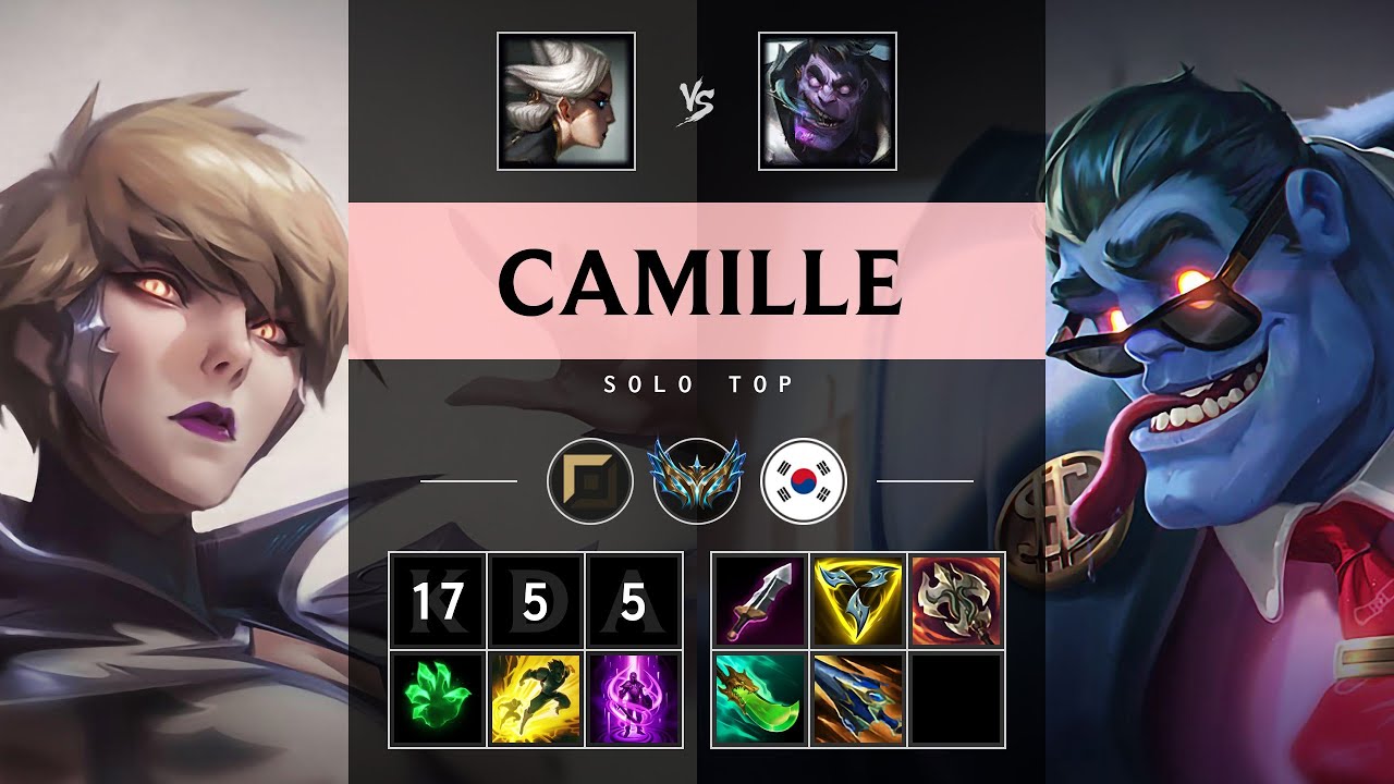 Camille Top vs Dr. Mundo: Unstoppable - KR Challenger Patch 14.18