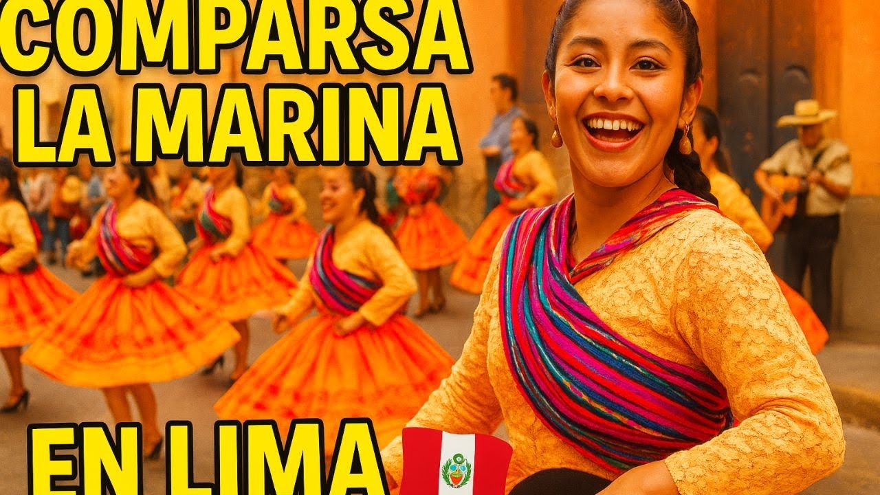 “¡Ayacucho tomó Lima! Así fue la comparsa La Marina en pleno centro histórico 🇵🇪