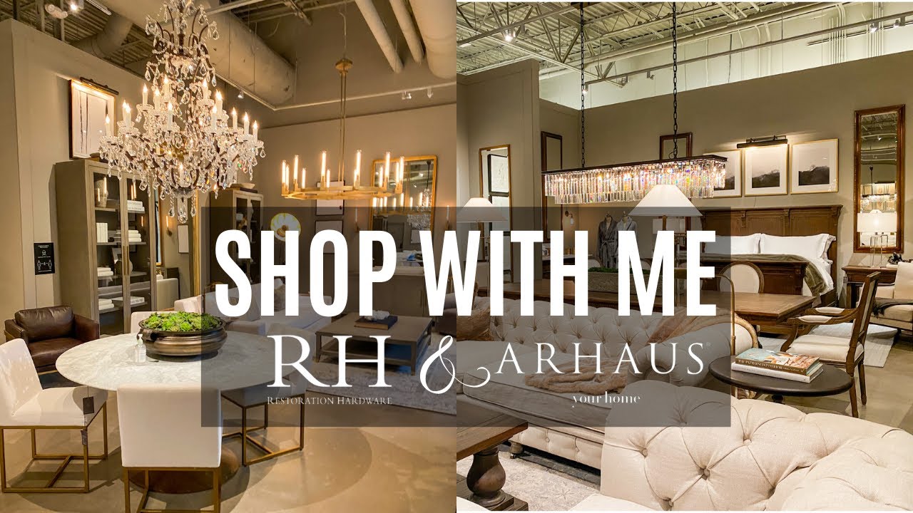 Покупки класса люкс со мной | Restoration Hardware и Arhaus // Сделай сам с KB