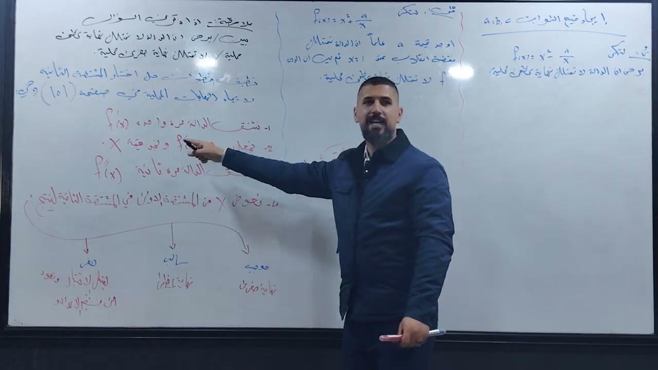رياضيات سادس علمي الفصل الثالث موضوع الثوابت س  9&10 أ.عمر بشير 
