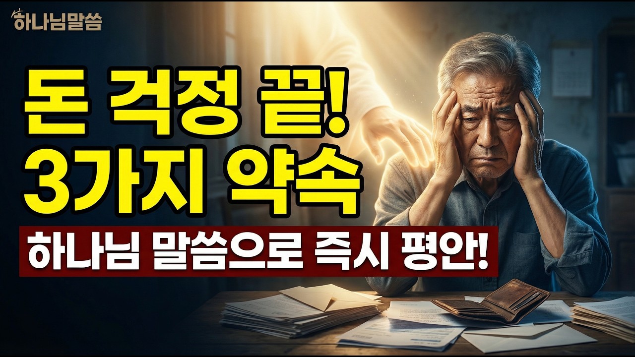 [하나님말씀] 돈 걱정에 잠 못 드는 당신께, 하나님의 3가지 신호 / 마음위로 / 기도 / 오디오북