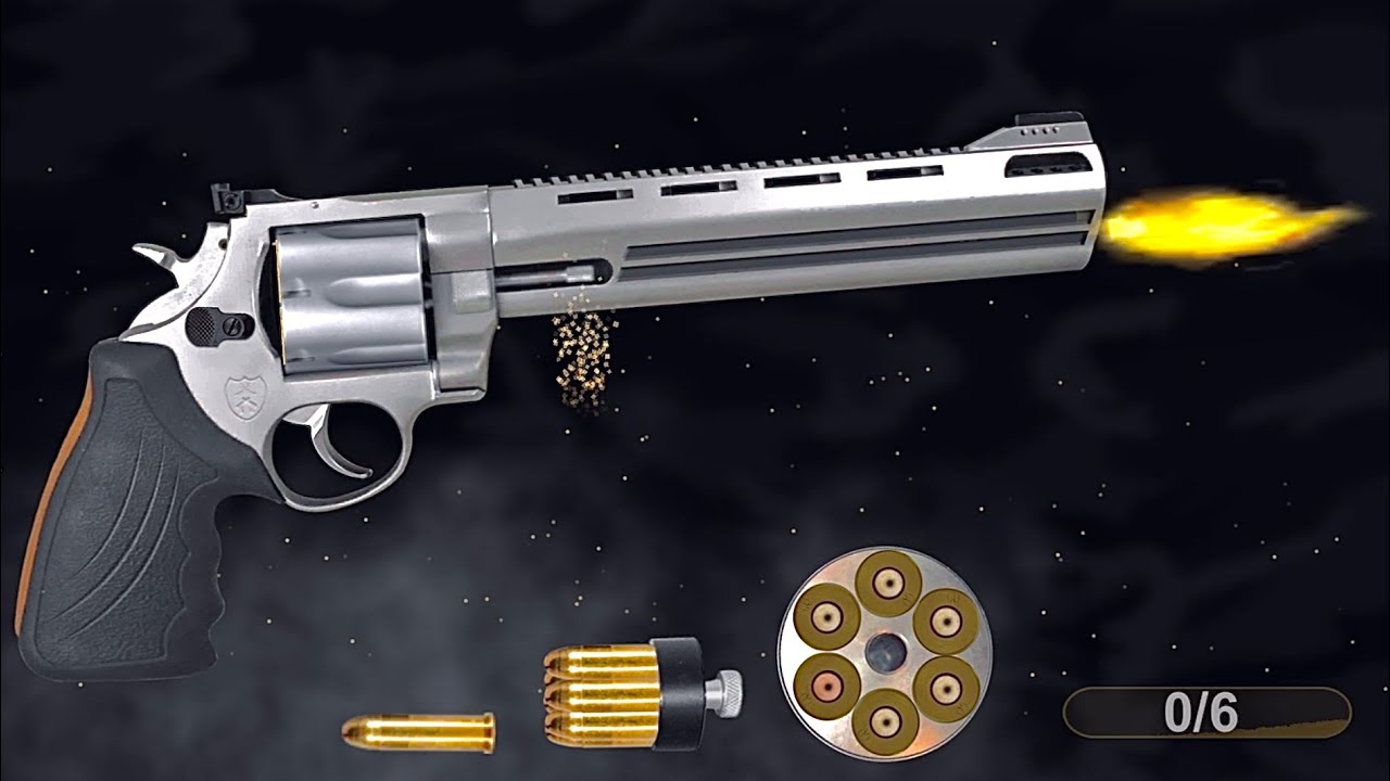 How an 44 Magnum 6 Raunds Work - Simulator