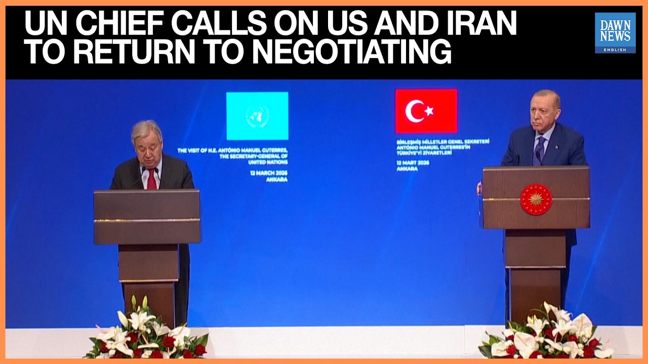 UN Chief Guterres Calls On US And Iran To Return To Negotiating Table | US-Israel War on Iran