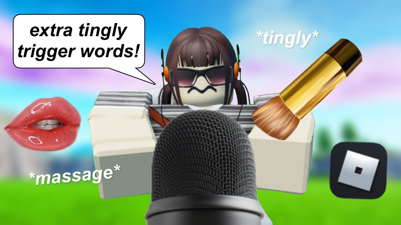 roblox asmr~ brain tingling w/ whispers! (custom video)