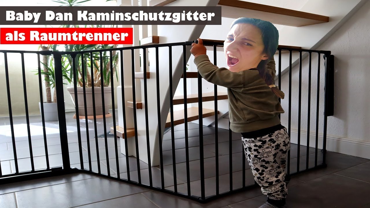 Kaminschutzgitter als Raumtrenner Baby Dan Treppenschutzgitter