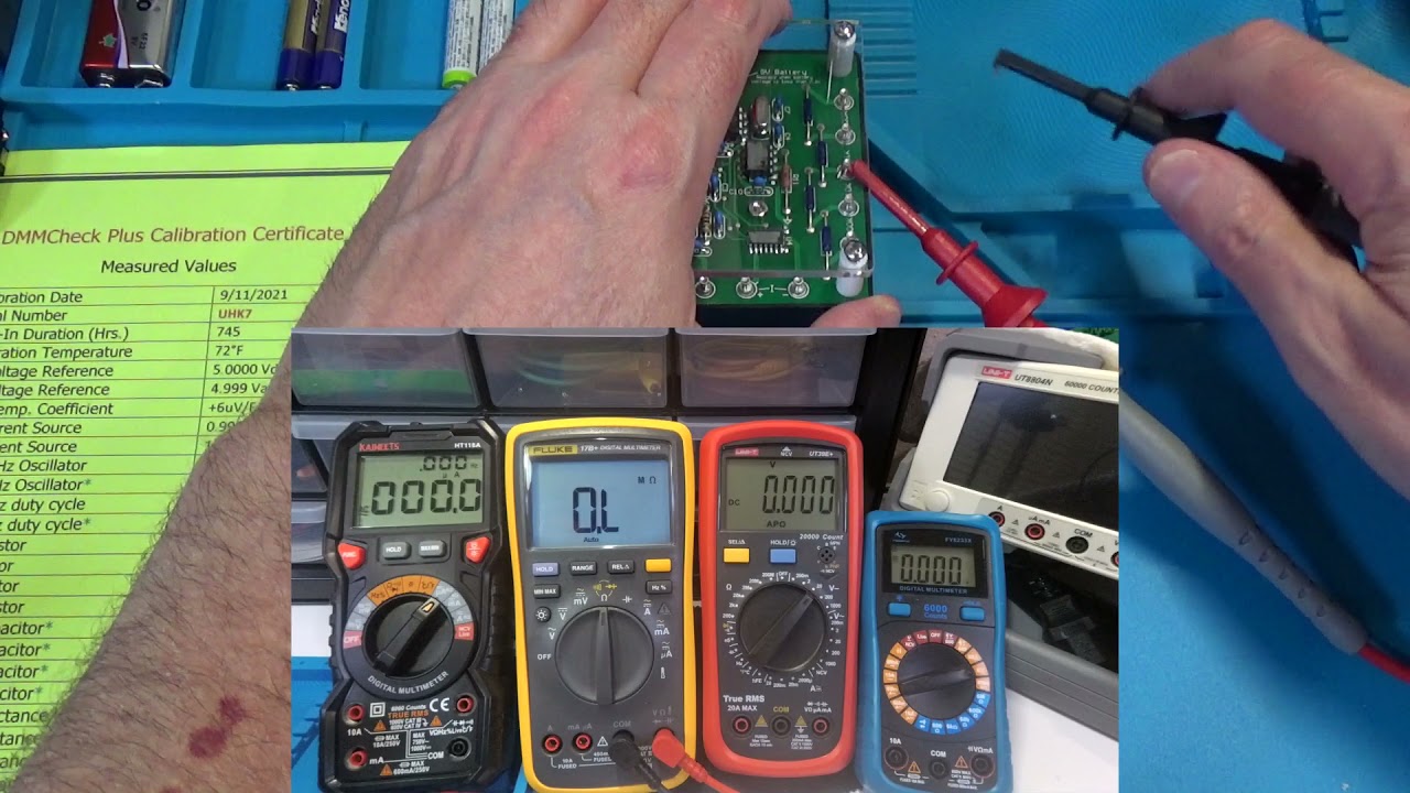DMM Check Plus Reference Standard Shootout