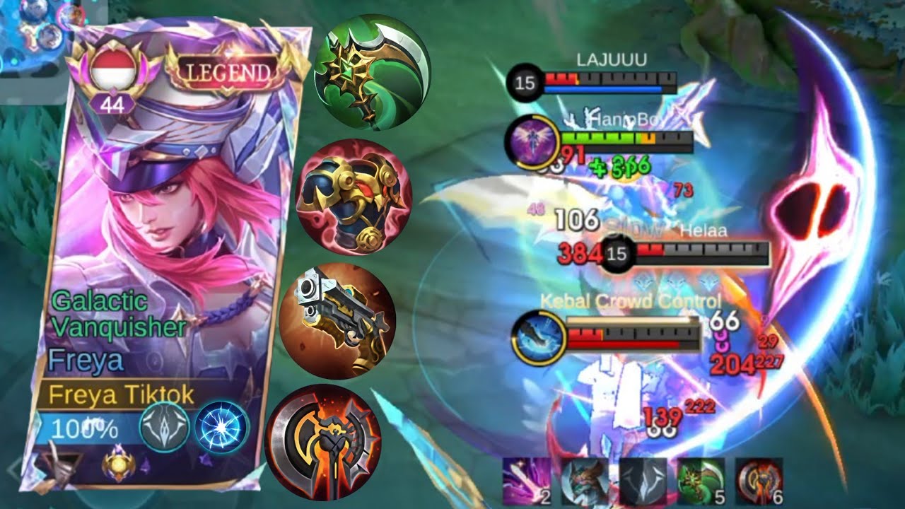 GAMEPLAY HARD GAME FREYA GOLD LANE VS BRUNO GOLD LANE!! BUILD FREYA TERSAKIT DAN TERKUAT 2026