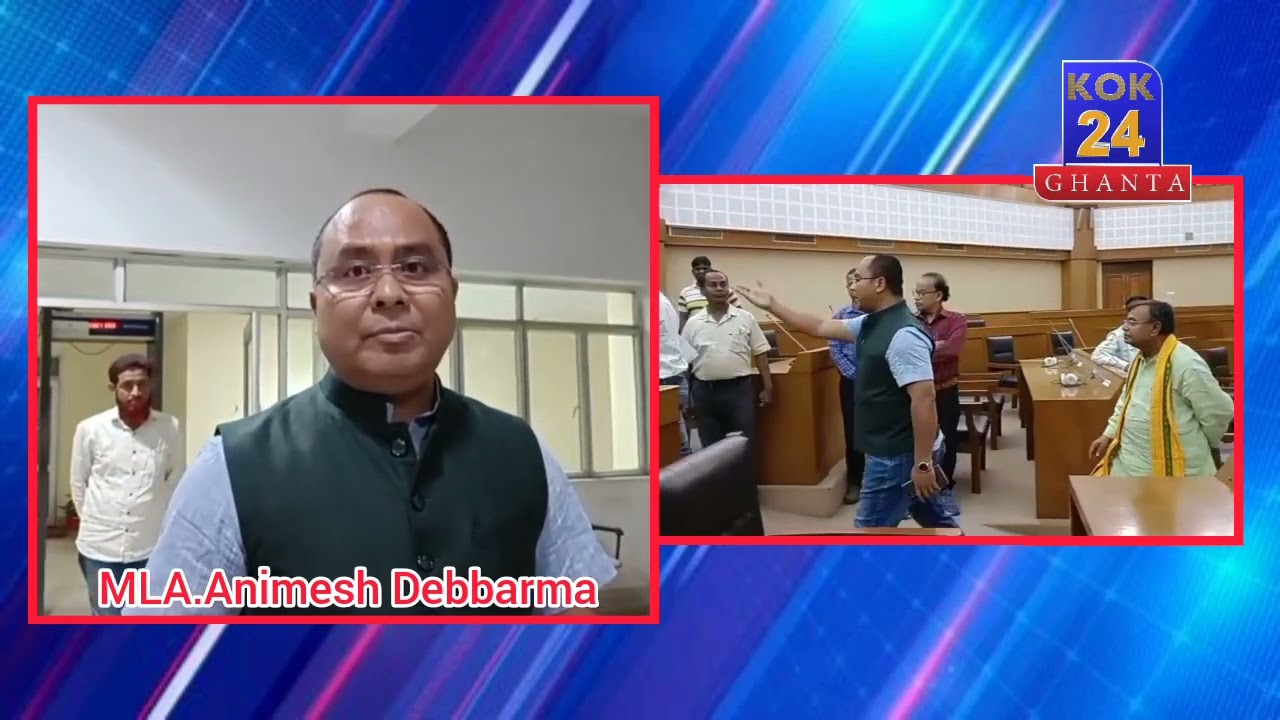 Assembly ni Seating Arrangement Chajakliya TIPRA Motha ni MLA.Animesh Debbarma