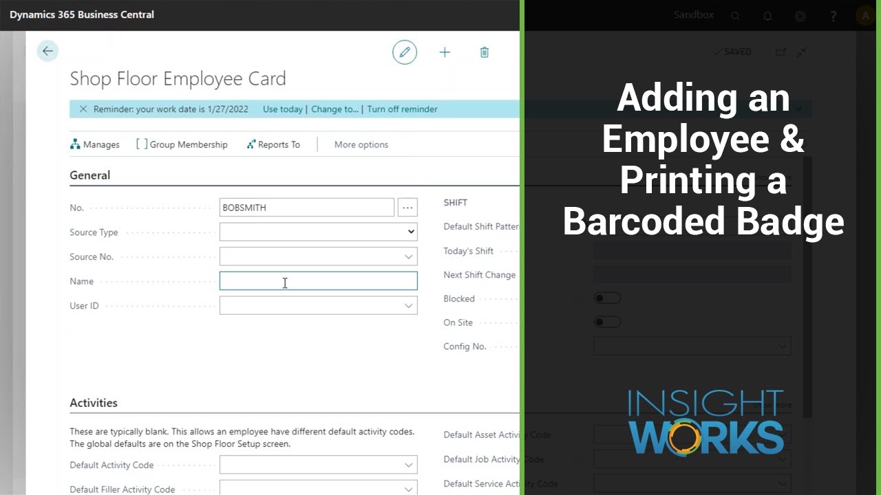 Adding Employees & Printing Barcoded Badges