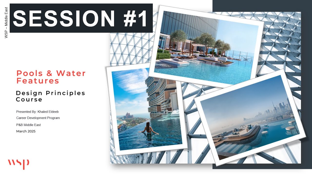 Design Course Part 01: Swimming Pool  & Water Features Circulation System