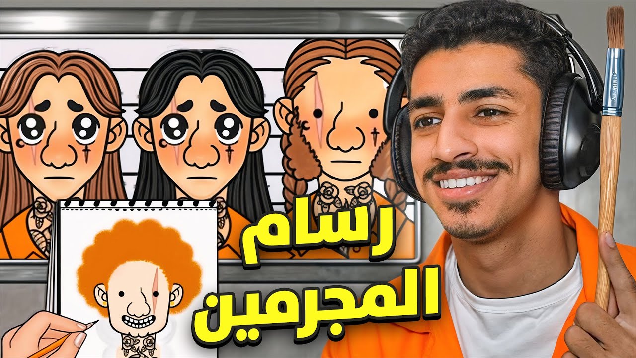 رسام المجرمين 👨🏼‍🎨!