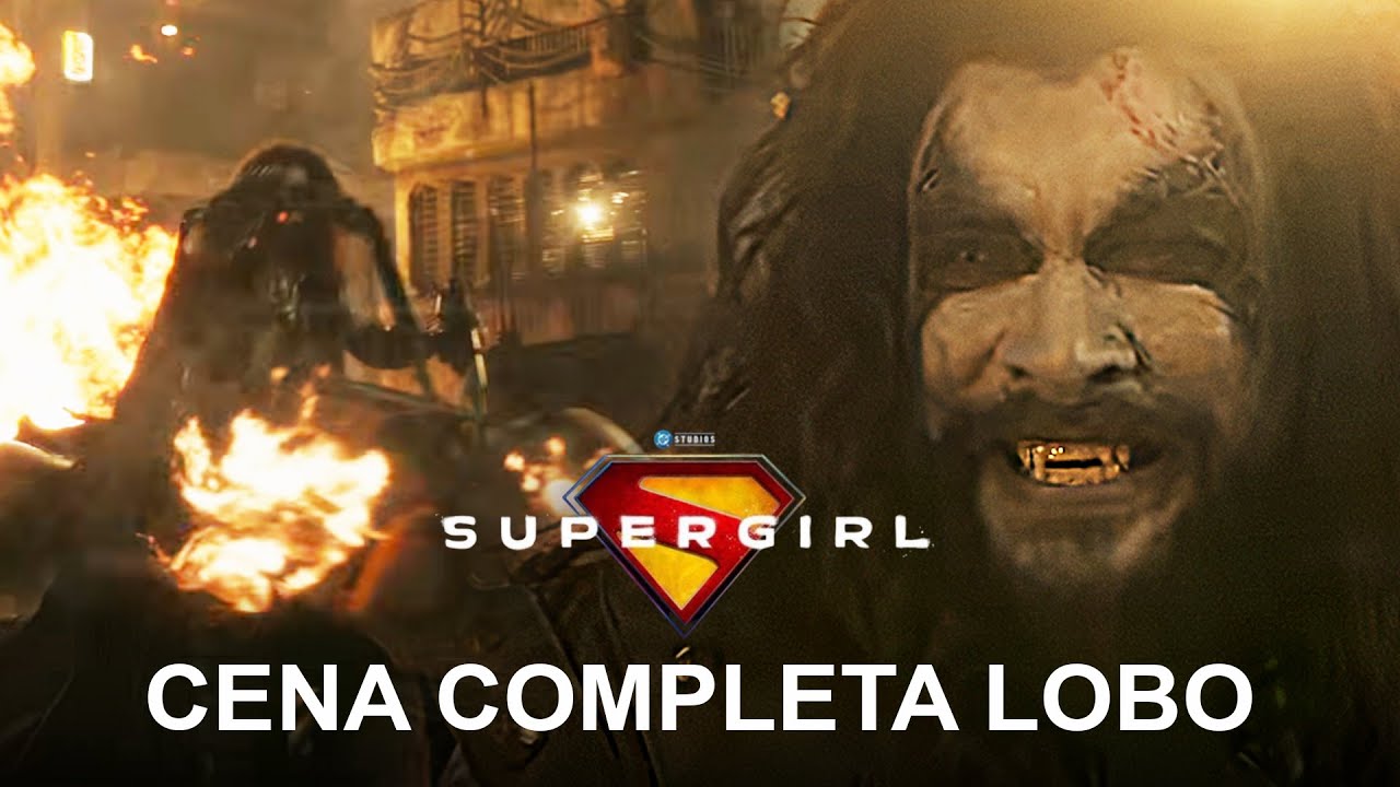 LOBO ESTÁ PERFEITO!! CENA COMPLETA LOBO JASON MOMOA NO TRAILER SUPERGIRL | REACT