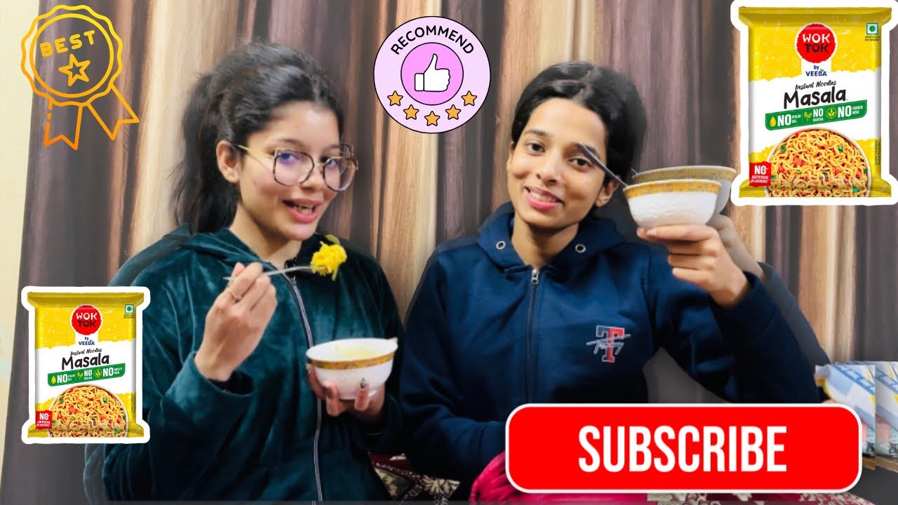 Yeh To Ek Dum Maggie Jaisi hai🔥😲😱 | Wok Tok Instant Noodles | Veeba #veeba #review #instantnoodles