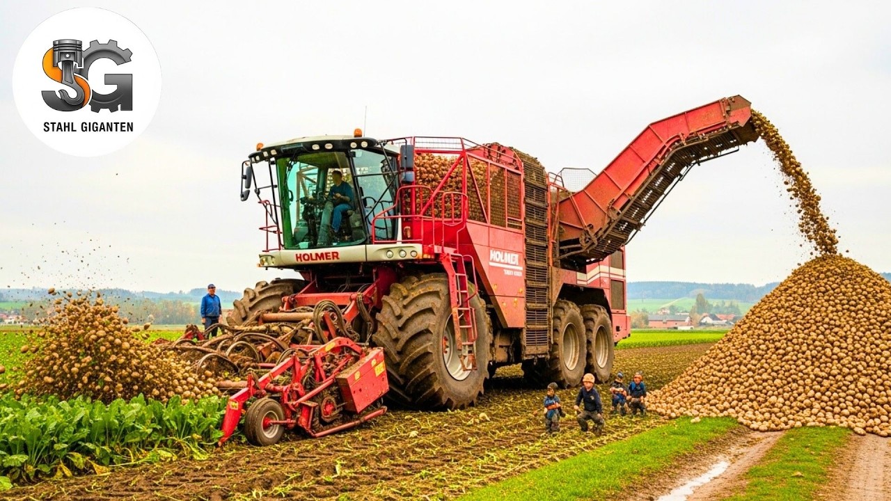 100 GIGANTISCHE Landmaschinen Mit UNGLAUBLICHER Kraft Schaffen Rübenberge Im ABSOLUTEN Rekord