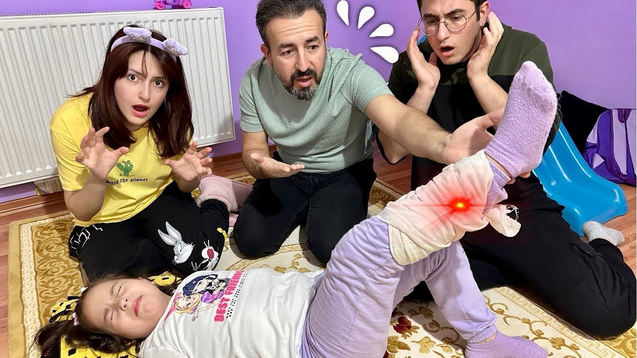 EYVAH‼️HİRANUR BACAĞI KIRILMIŞ ALÇIDA‼️HİRANUR AİLESİ ZEYNEP 