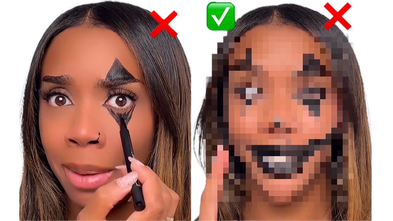Как сделать ✅ и чего не сделать ❌ клоунский макияж на Хэллоуин