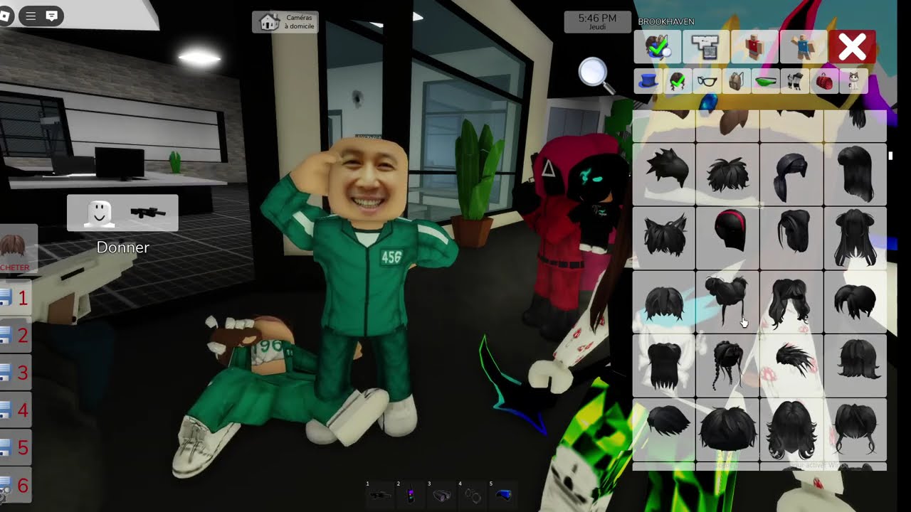nouvelle vidéo squid game sur roblox brookhaven RP