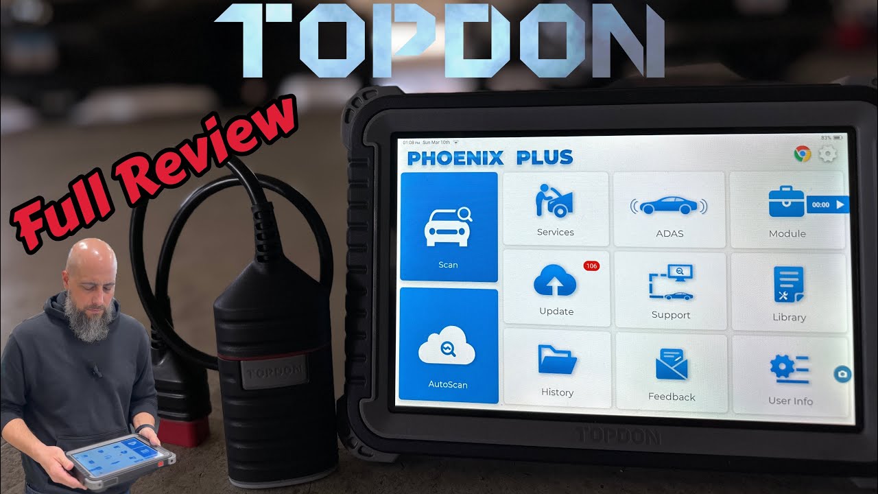 TopDon Phoenix плюс полный обзор