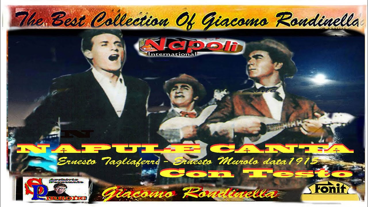 Giacomo Rondinella - NAPULE CANTA Con Testo 1953