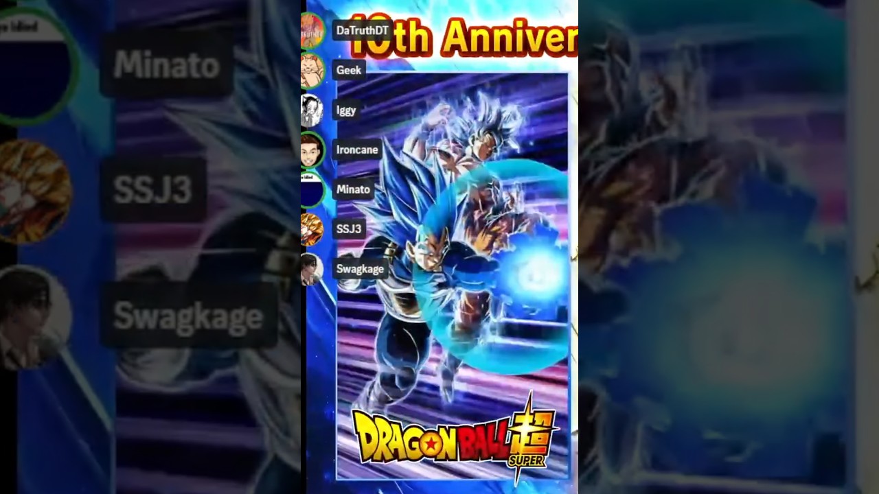 10th Anniversary Part 1 LRs Reveal Reaction! (DBZ: Dokkan Battle)