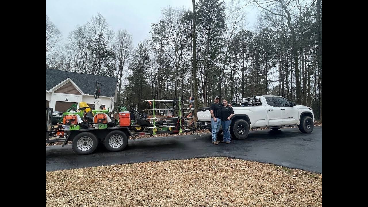 2023 Lawn Care Truck and Trailer Setup