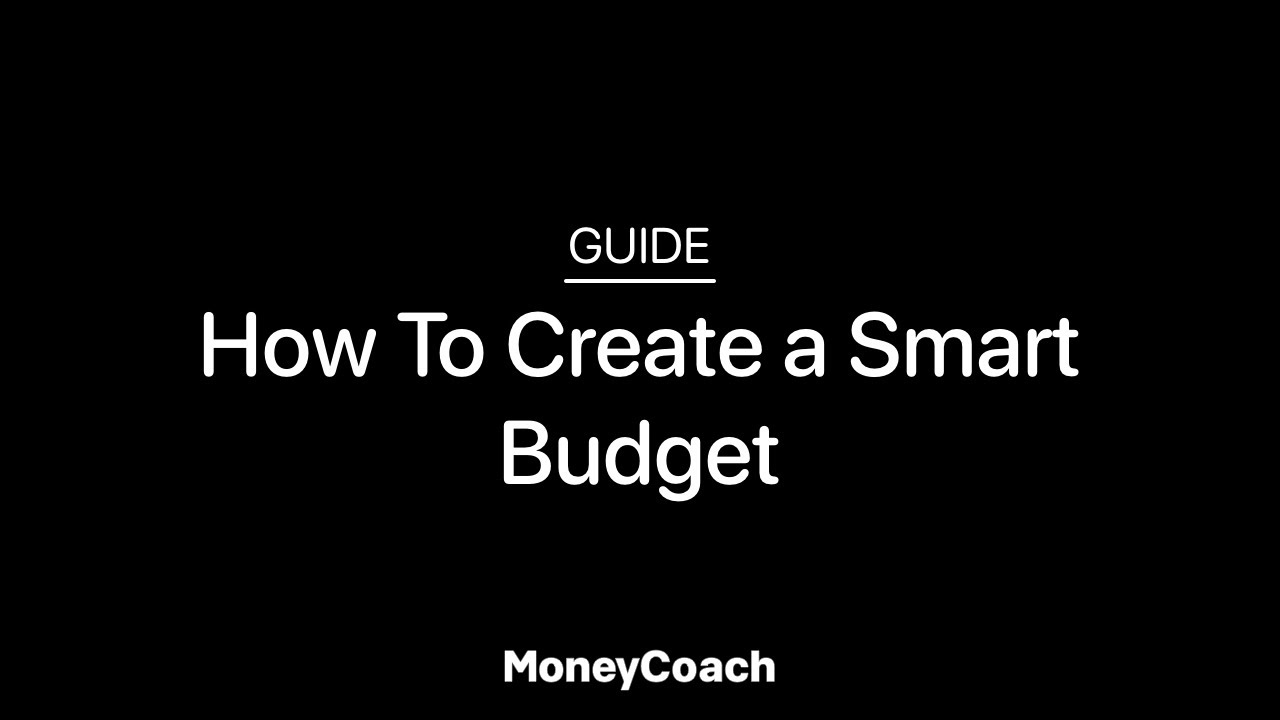 How To Create a Smart Budget in MoneyCoach App - Guide