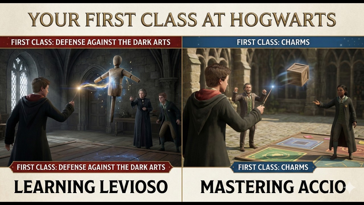 Learning My First Spell! ✨ Hogwarts Legacy Charms Class Gameplay