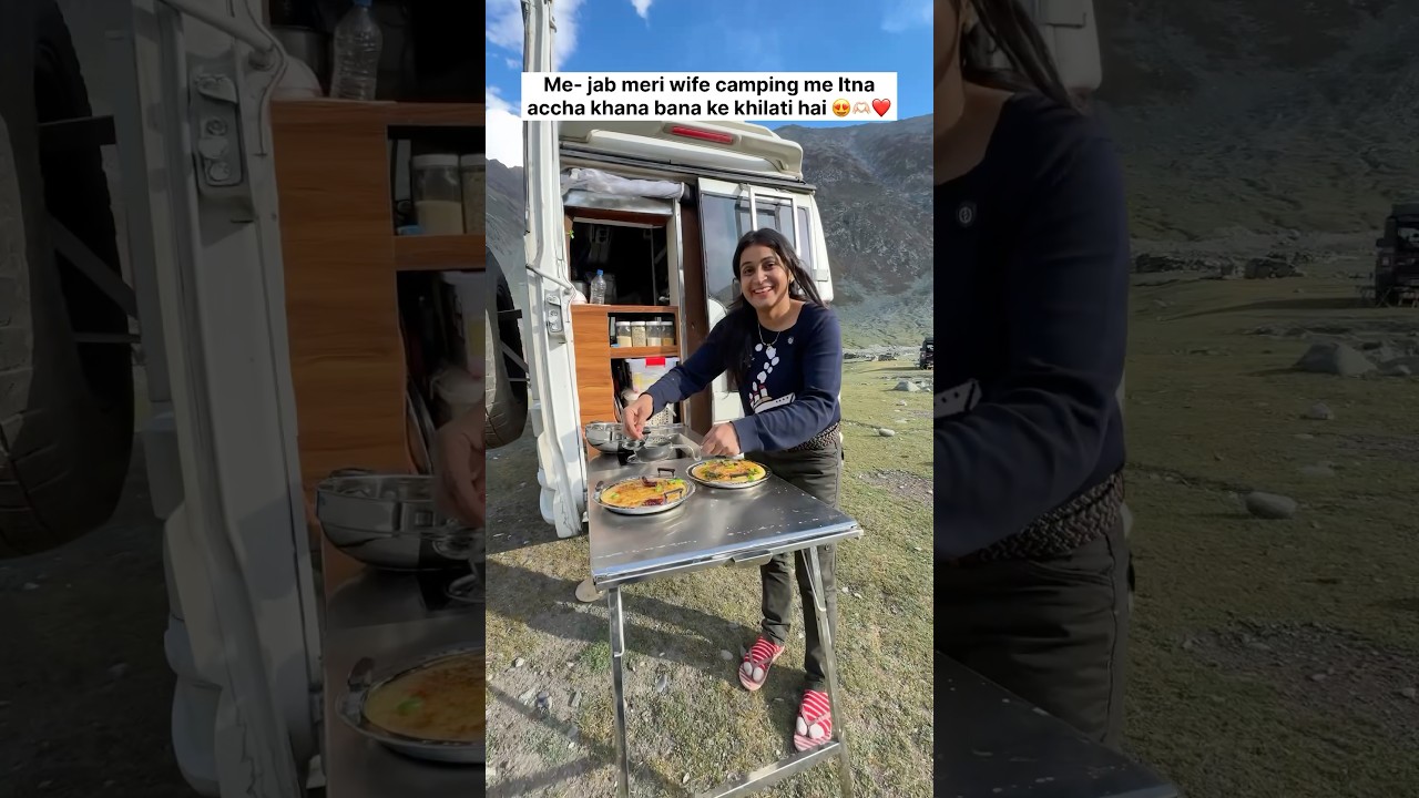 Caravan camping in kashmir😍#carcampingindia #ghumakkadbugz #caravan #kashmir