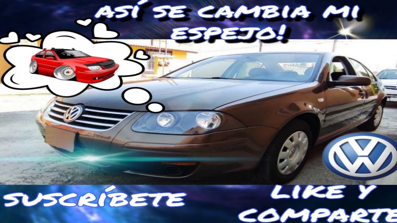#retrovisor #espejo Jetta A4/A5 CLASICO #jettaclasico así se desmonta el espejo de jetta