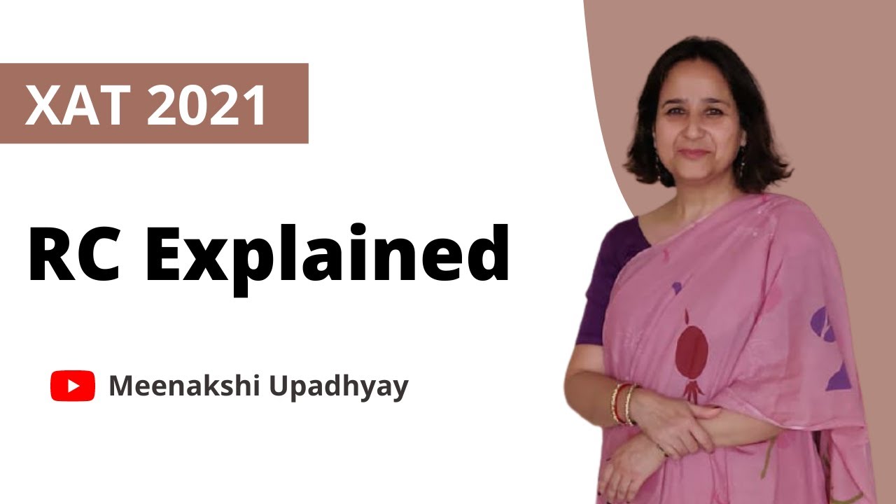XAT 2021 RC explained || By Meenakshi Upadhyay || XAT Preparation