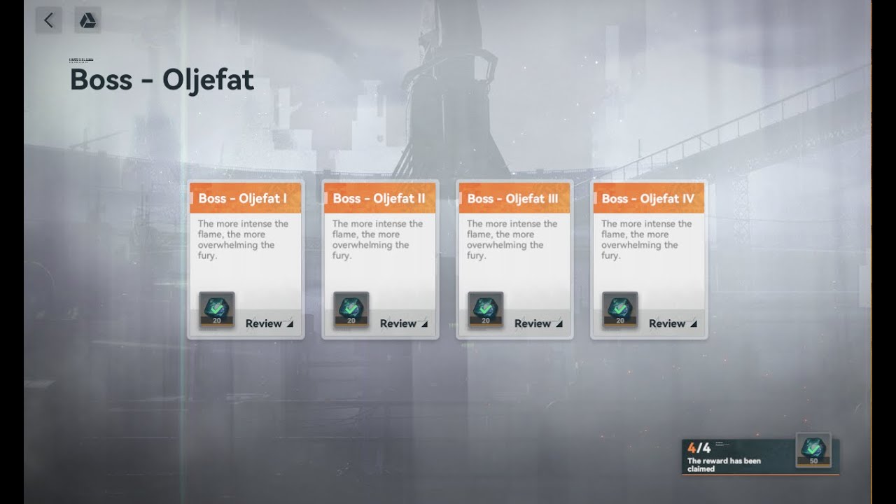 Battle Assessment: Boss - Oljefat IV