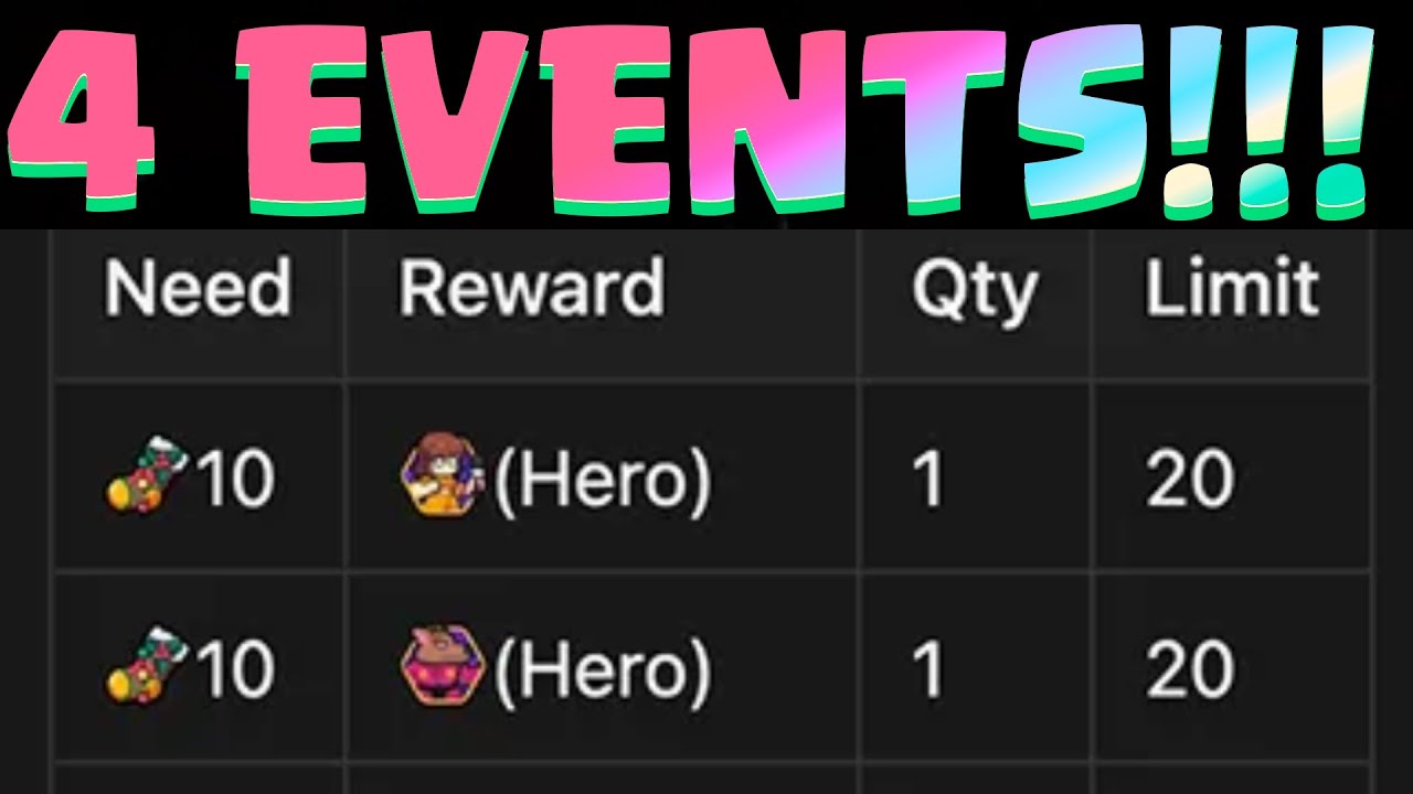 Capybara Go! There's A LOT of REWARDS in These 4 XMAS EVENTS!!!