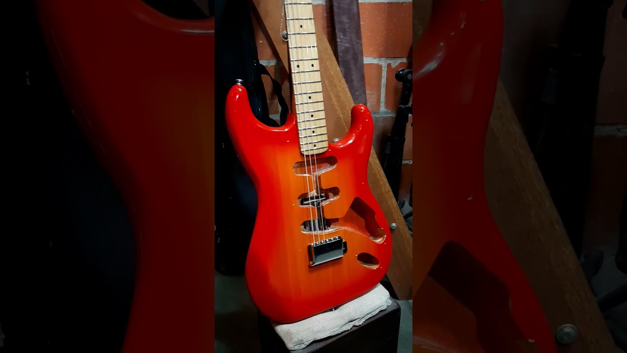 Trastes Inox Guitarra Giannini Stratosonic! Stainless Steel Frets! #guitar #giannini #luthier