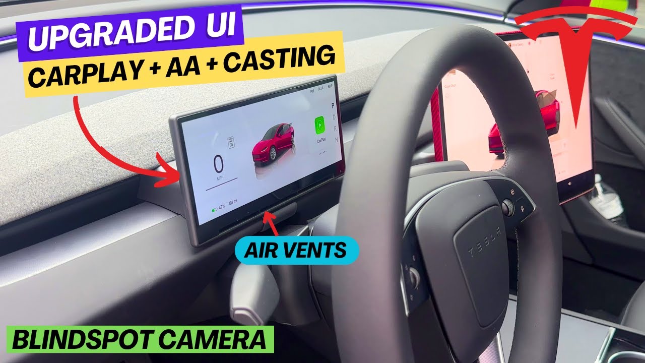 Tesla Model 3/Y New Instrument Cluster: F9 Pro Display (Highland & Juniper Ready!)