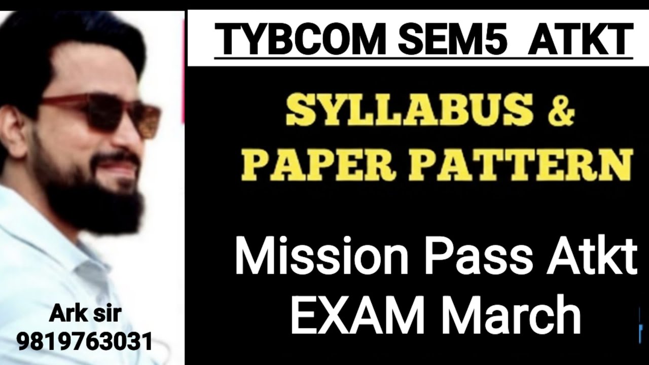 TYBCOM SEM5 atkt EXAM|Mission pass|Exam April Time Table 2026 |MUMBAI UNIVERSITY EXAM|Imp Question