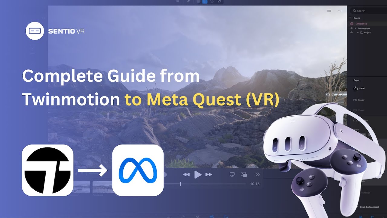 Complete Guide from Twinmotion to Meta Quest (VR) | Create 360 Tours in Minutes
