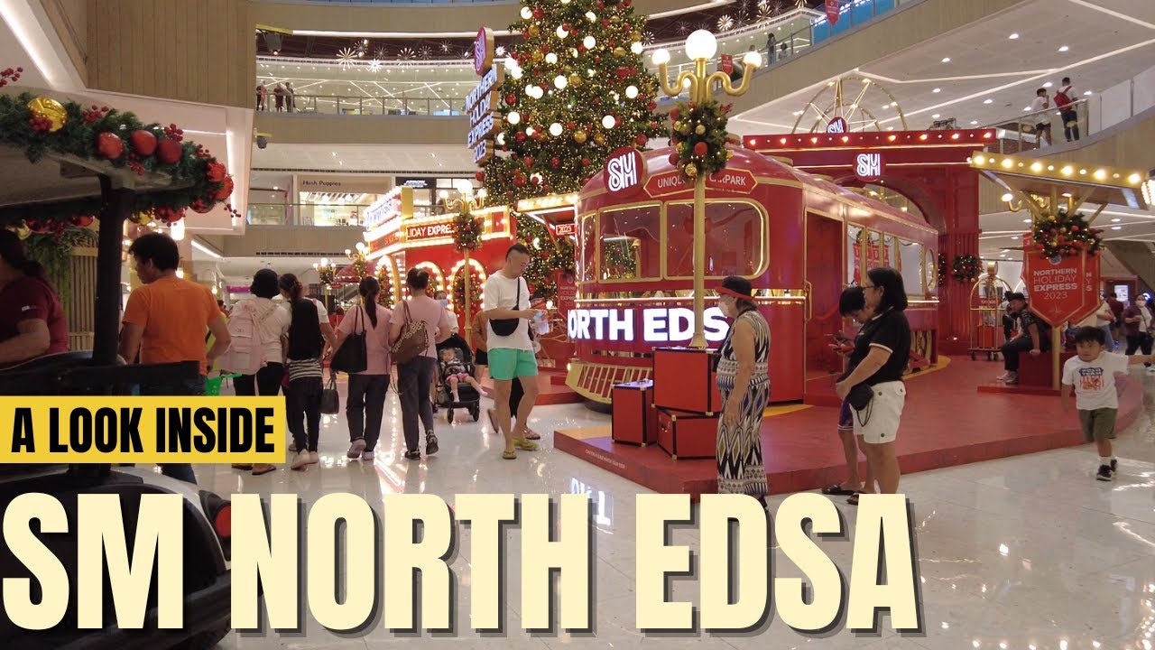 [4K] WALKING TOUR - SM NORTH EDSA DECEMBER TOUR QUEZON CITY PHILIPPINES