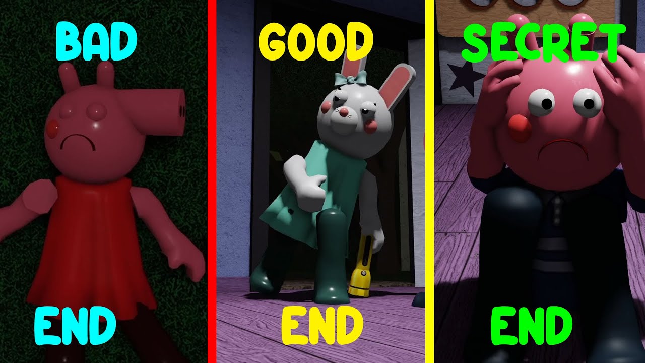 ALL ENDINGS in Pig Pig [SEASON] (Bad, Good & Secret) | Roblox Horror Guide