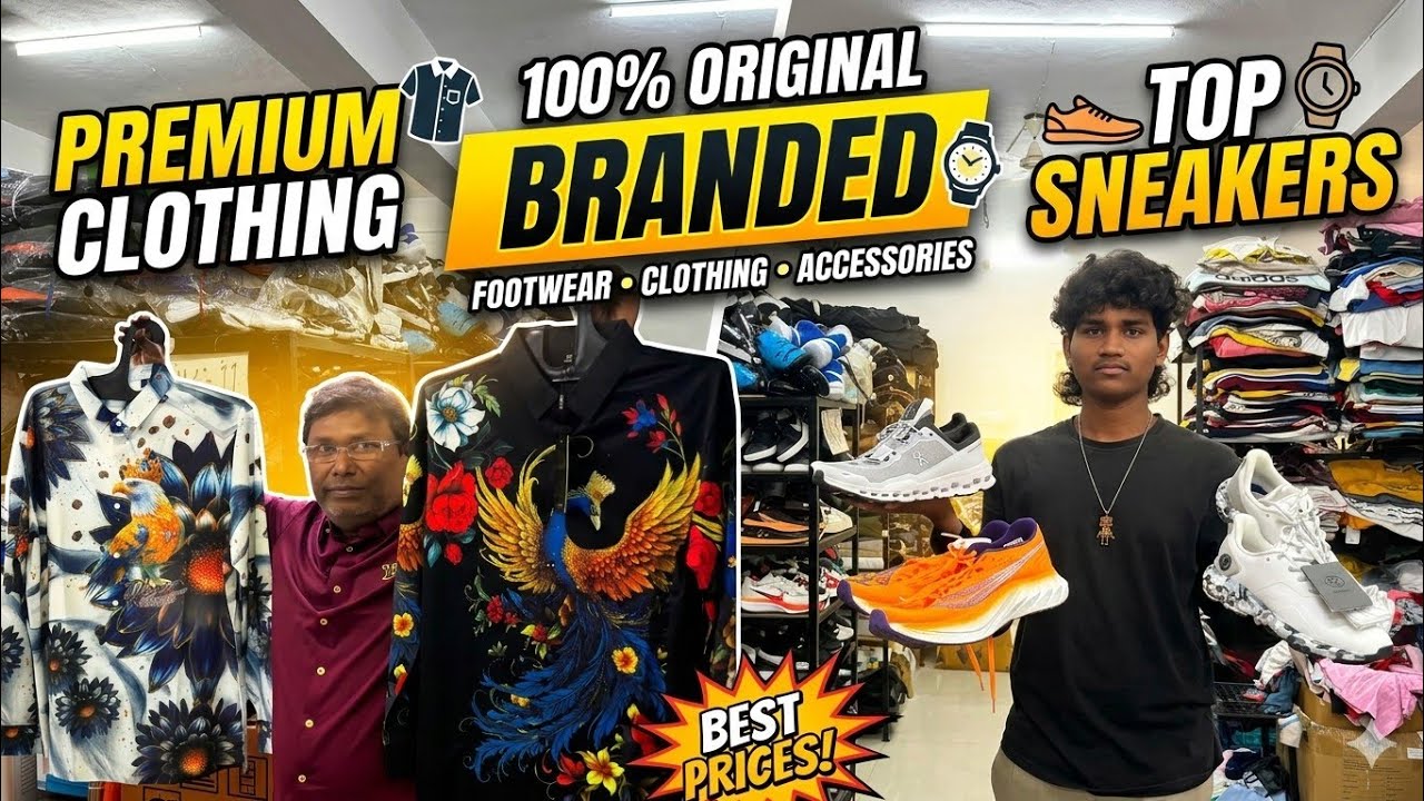 100% original branded clothing, Footwear and accessories etc