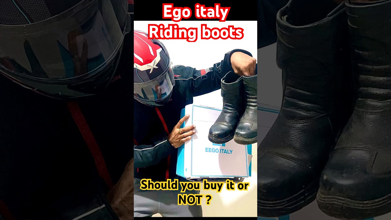 Best Riding Boots Under ₹2000? #gt650 #RidingBoots #BikerLife #EGOItaly