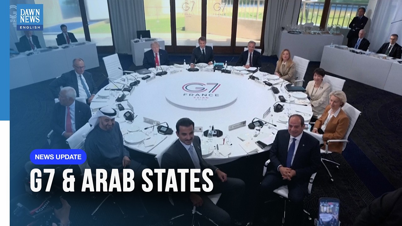 G7 Leaders Meet Egypt, UAE and Qatar in High-Stakes West Asia Talks | Dawn News English