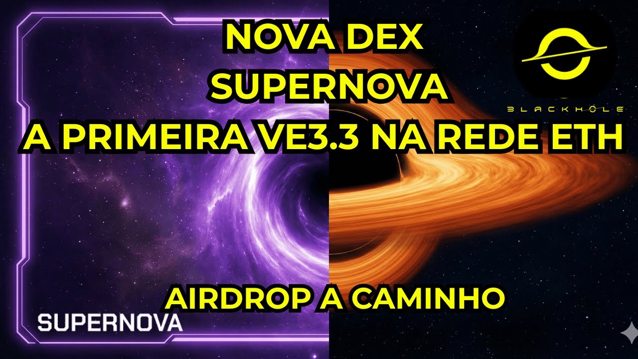 DEX BLACKHOLE NA ETHEREUM: Airdrop SUPERNOVA CONFRIMADO!!!
