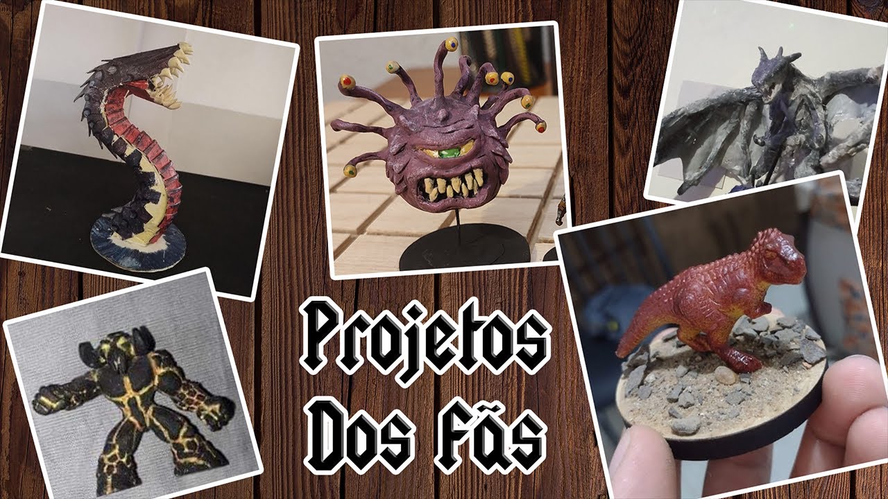 Projetos de RPG dos Inscritos! Desenhos, Brinquedos, Esculturas e MUITO MAIS! #rpg #miniaturas