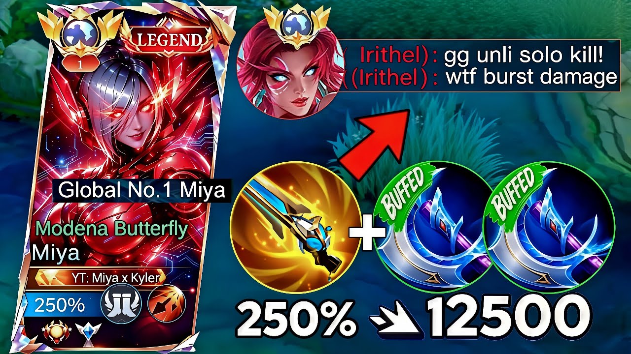 GLOBAL IRITHEL CAN'T REACT THIS MIYA ILLEGAL BUILD!! PLEASE TRY
